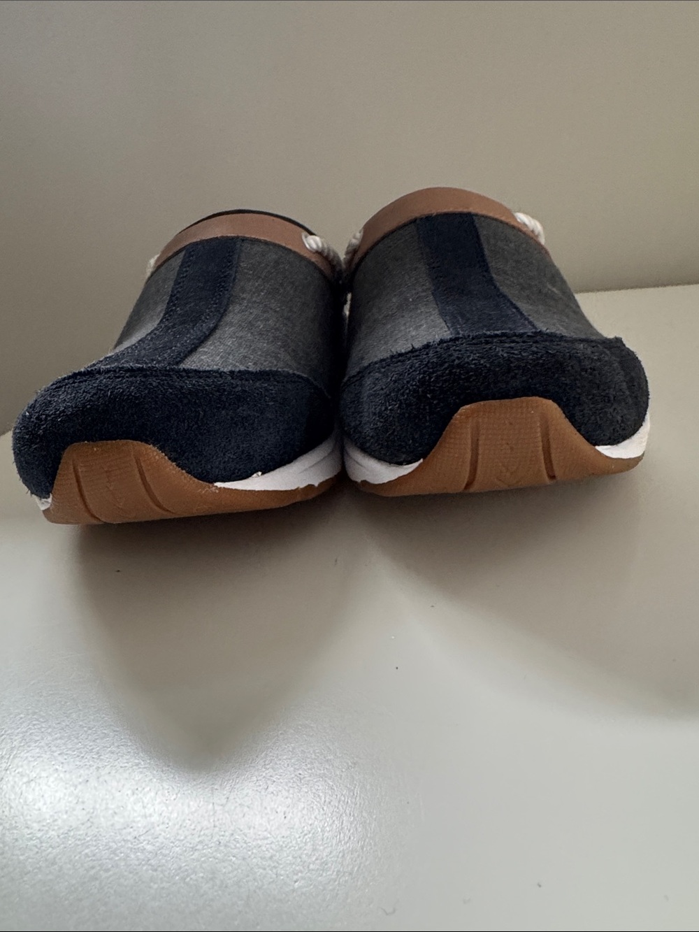 Easy Spirit Gray and Navy Slip-On Mules - Picture 6 of 6
